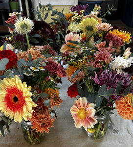 Fresh cut flower bouquets